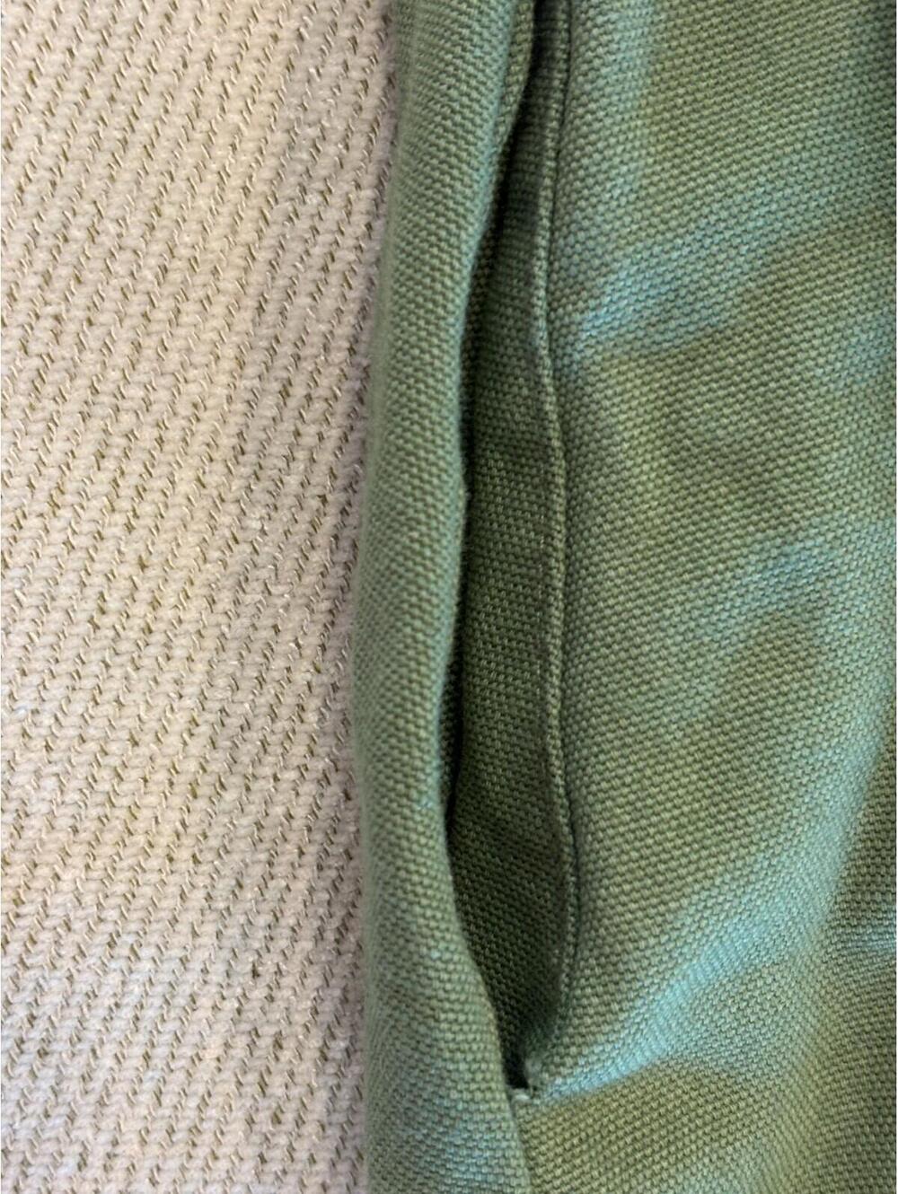 Noble Women’s Organic Cotton Canvas Utility Dress Sea  Glass Green Zip Front S - Picture 10 of 11